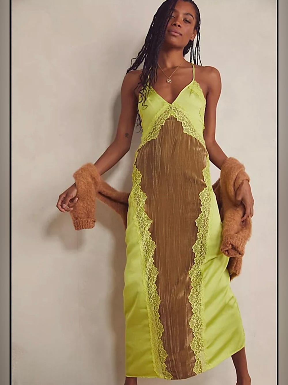 Intimately Free People Let’s Get Away Maxi Slip Dress XS